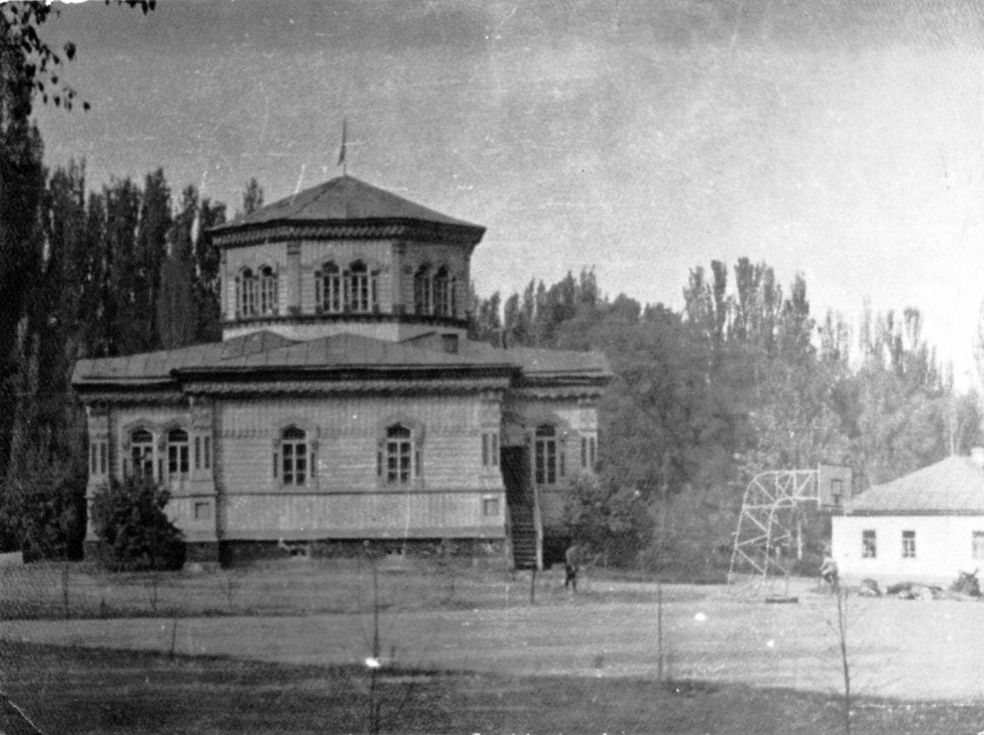 The church before restoration, Karakol