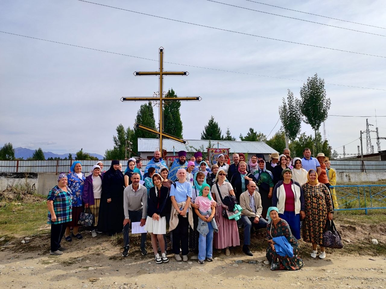Праздничная служба в селе Тюп